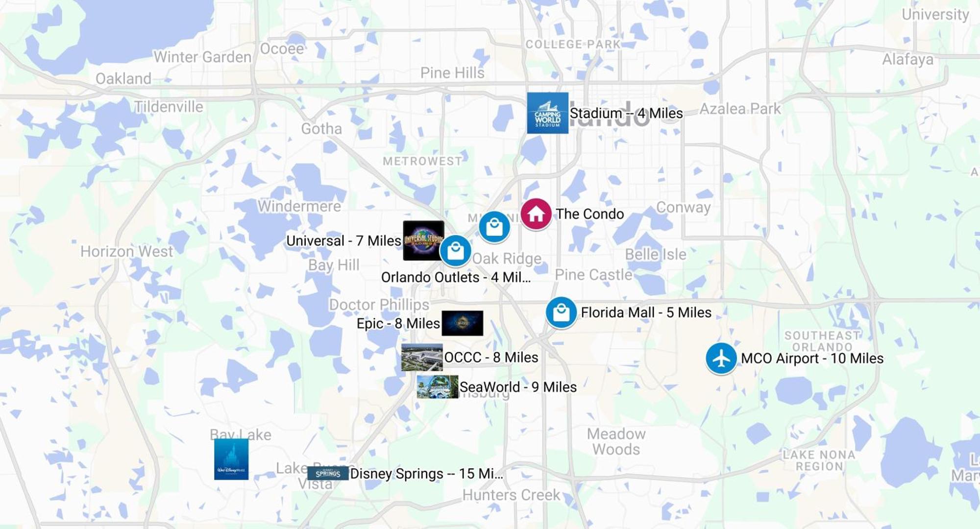Centauri Vacation Rentals Beautiful 2-Bedroom Condo, Near All Orlando Attractions, Free Parking & Wi-Fi, King Bed Exteriér fotografie